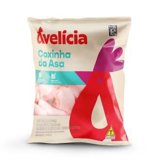 Coxinha das Asas Cortes Congelados com Osso Avelícia