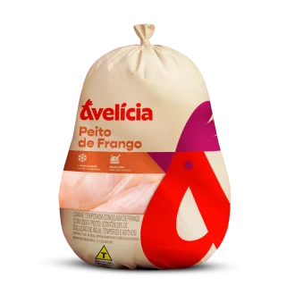 Peito de Frango Cortes Congelados com Osso Avelícia