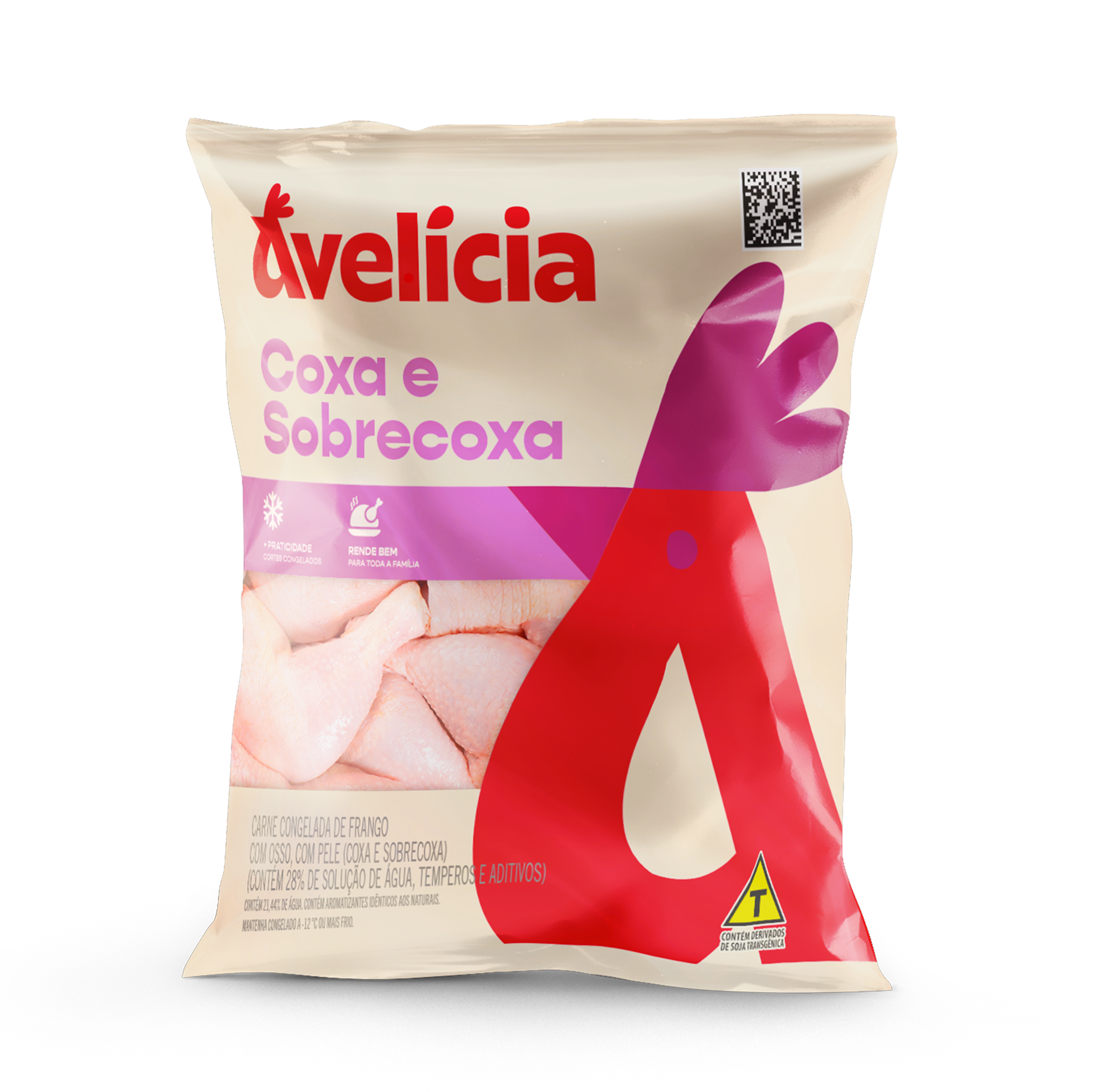 Coxa e Sobrecoxa Cortes Congelados com Osso Avelícia