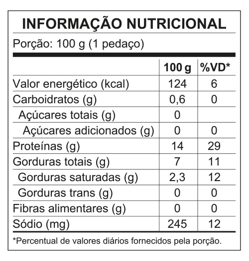 Tabela Nutricional