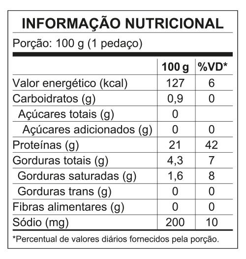 Tabela Nutricional